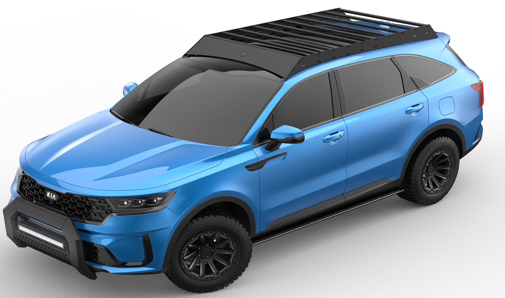 kia sorento mit dachzelt 2021+ Kia Sorento Overland Roof Rack – Hobbs Off-Road USA